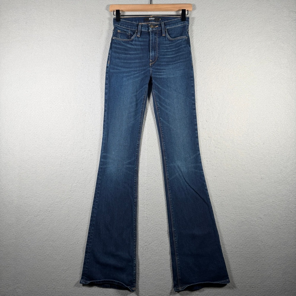 Hudson Barbara High-Rise Bootcut Jeans Dark Wash Blue Size 24 WH147DWF RQUI